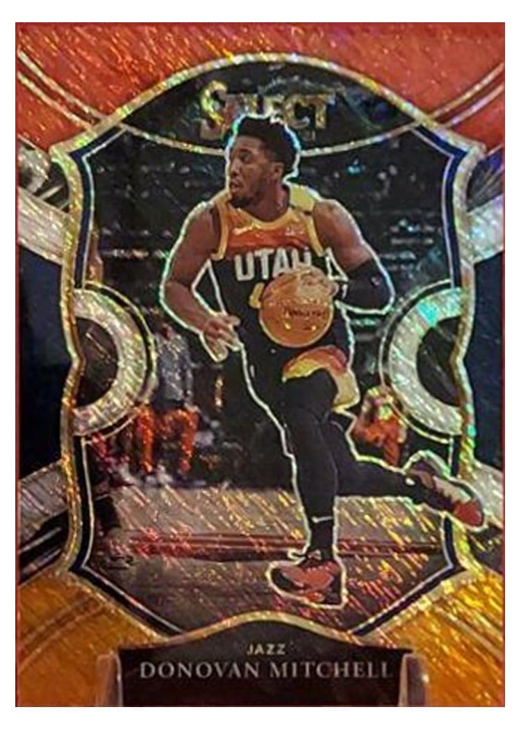 2020-21 Panini Select Base Set Donovan Mitchell #27 card