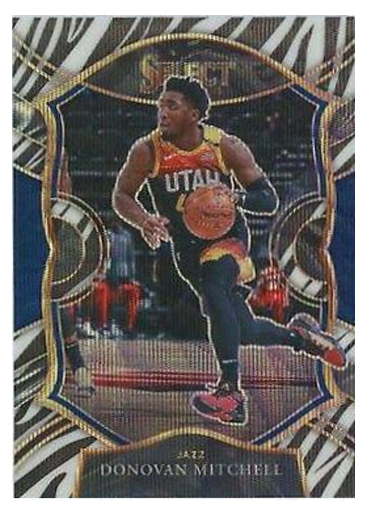 2020-21 Panini Select Base Set Donovan Mitchell #27 card