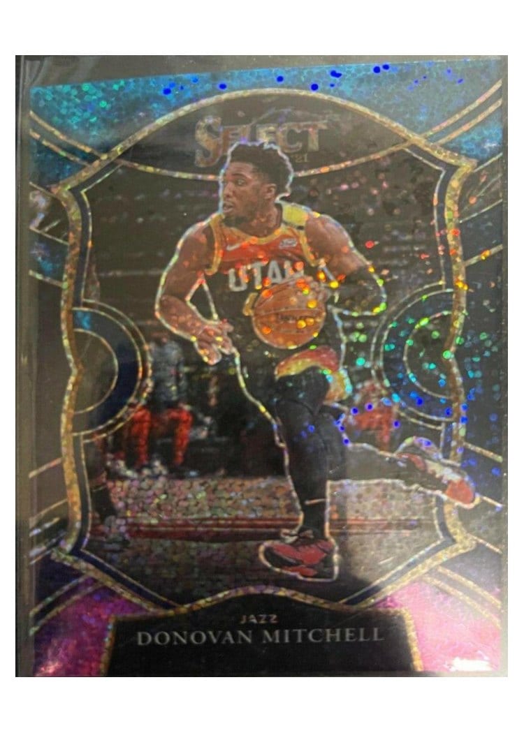 2020-21 Panini Select Base Set Donovan Mitchell #27 card