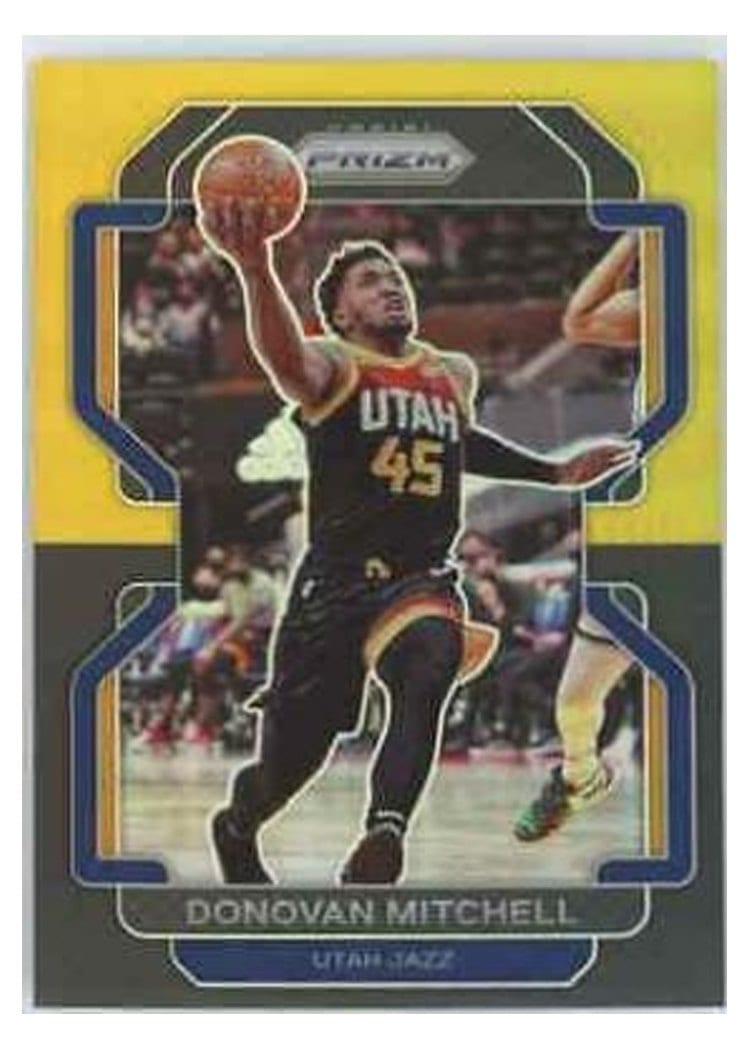 2021-22 Panini Prizm Base Set Donovan Mitchell #72 card