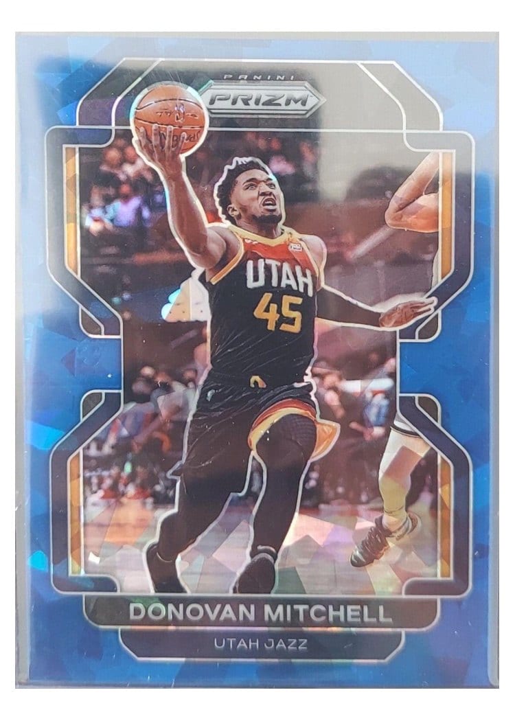 2021-22 Panini Prizm Base Set Donovan Mitchell #72 card