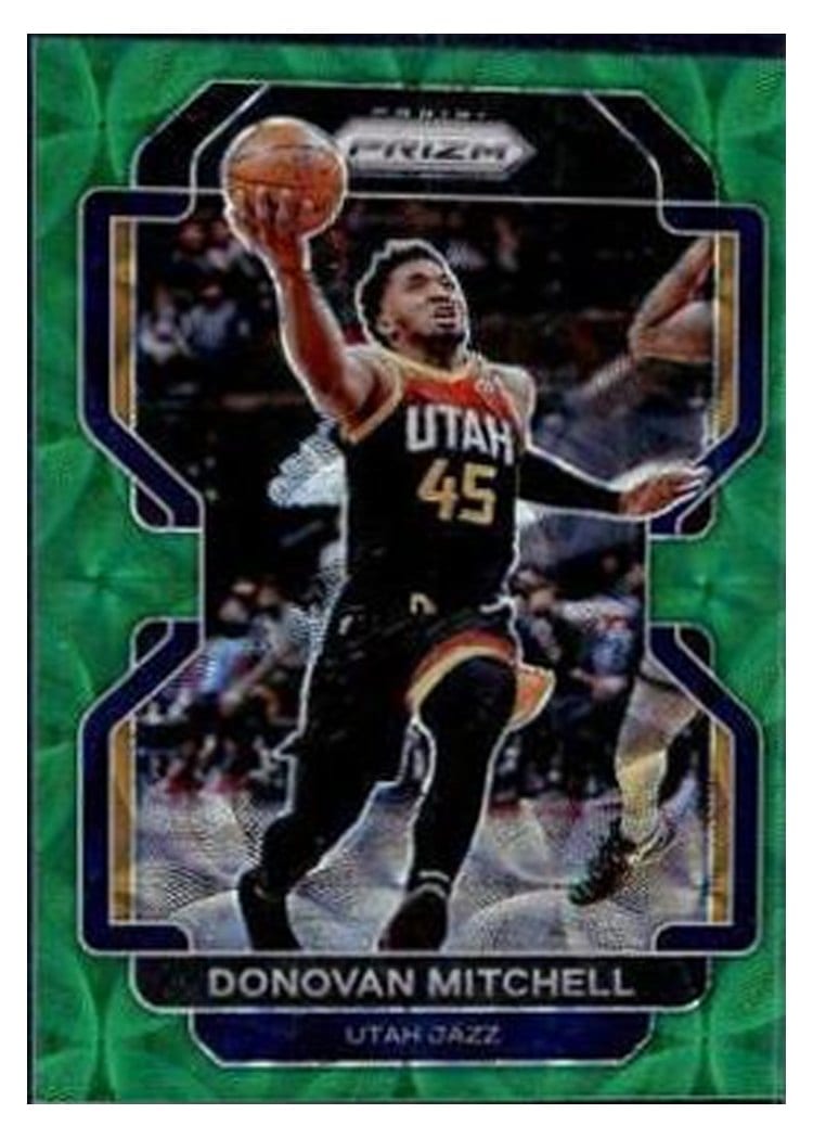 2021-22 Panini Prizm Base Set Donovan Mitchell #72 card