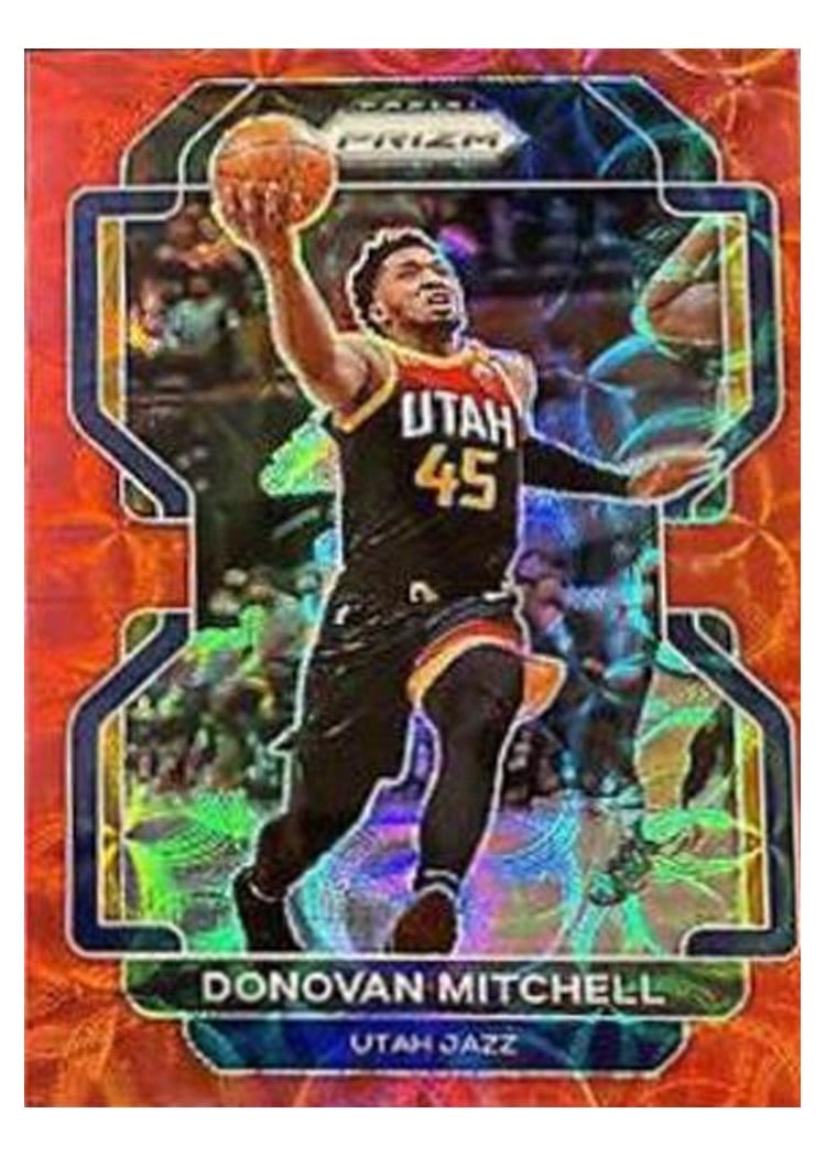 2021-22 Panini Prizm Base Set Donovan Mitchell #72 card