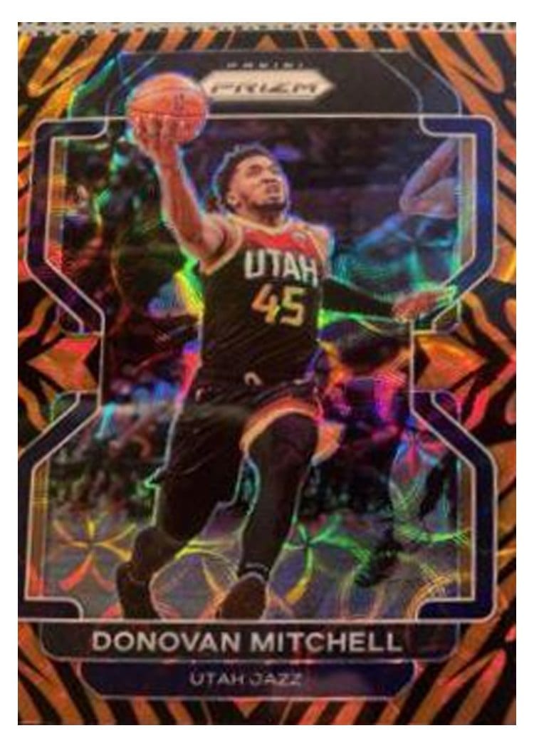 2021-22 Panini Prizm Base Set Donovan Mitchell #72 card