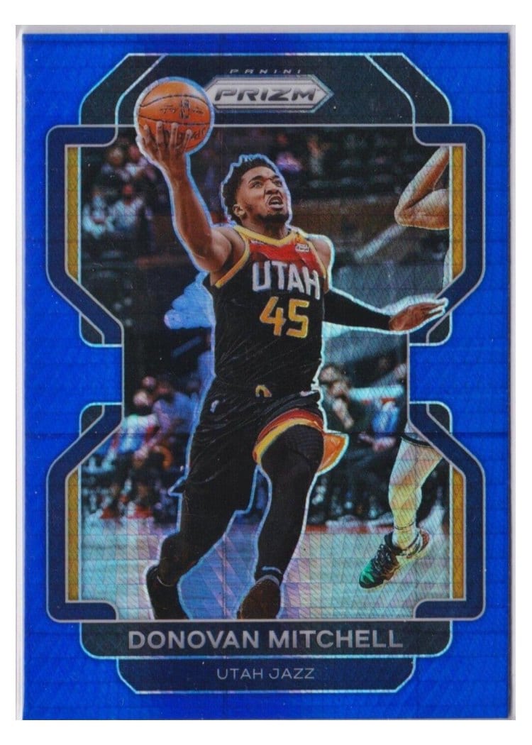 2021-22 Panini Prizm Base Set Donovan Mitchell #72 card