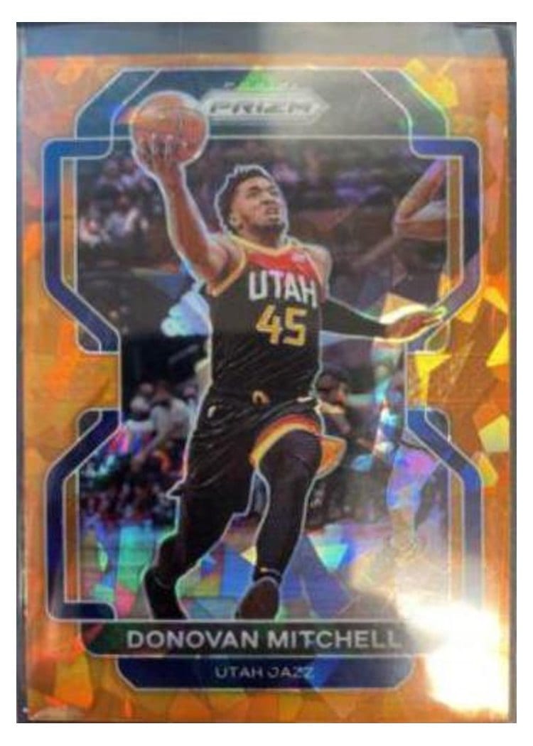 2021-22 Panini Prizm Base Set Donovan Mitchell #72 card