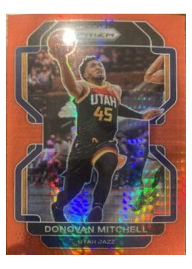2021-22 Panini Prizm Base Set Donovan Mitchell #72 card