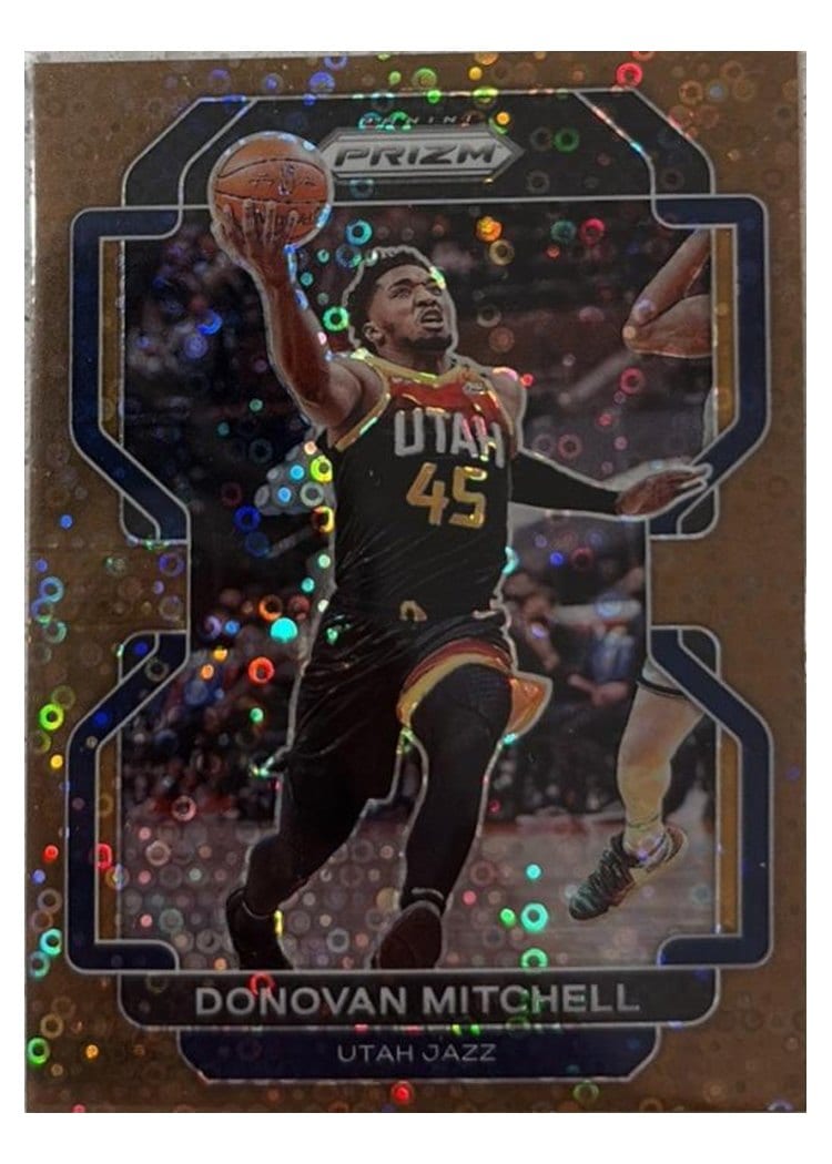 2021-22 Panini Prizm Base Set Donovan Mitchell #72 card