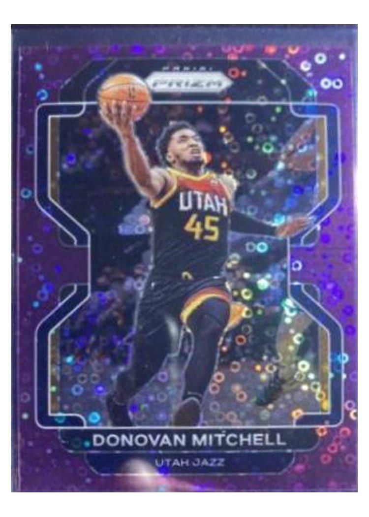 2021-22 Panini Prizm Base Set Donovan Mitchell #72 card