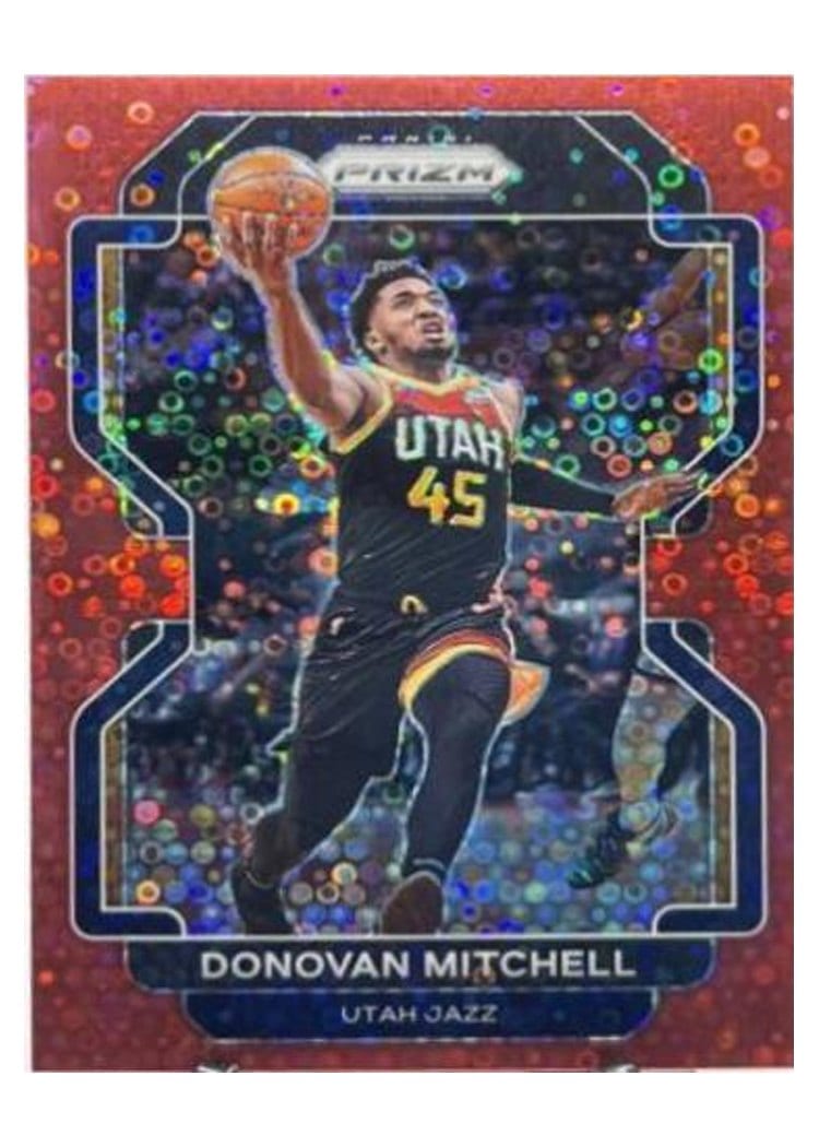 2021-22 Panini Prizm Base Set Donovan Mitchell #72 card