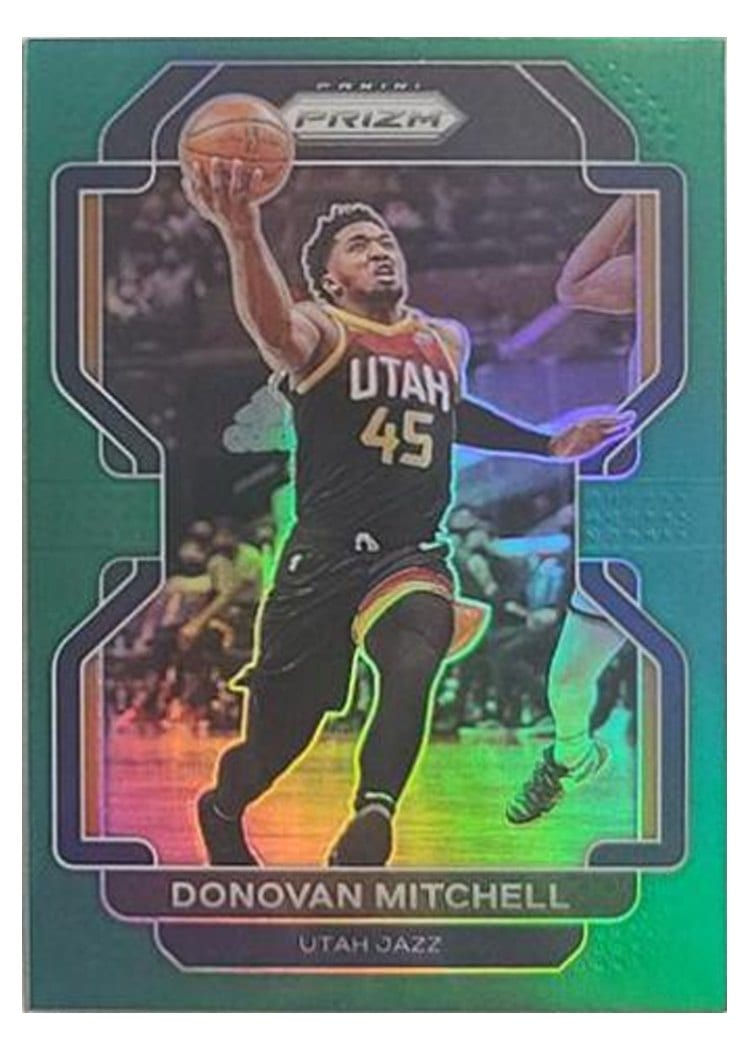 2021-22 Panini Prizm Base Set Donovan Mitchell #72 card