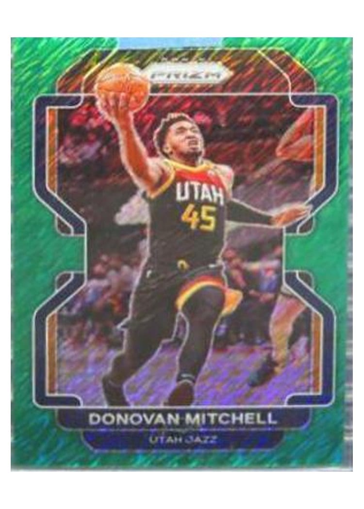 2021-22 Panini Prizm Base Set Donovan Mitchell #72 card