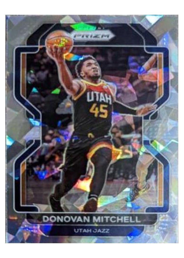 2021-22 Panini Prizm Base Set Donovan Mitchell #72 card