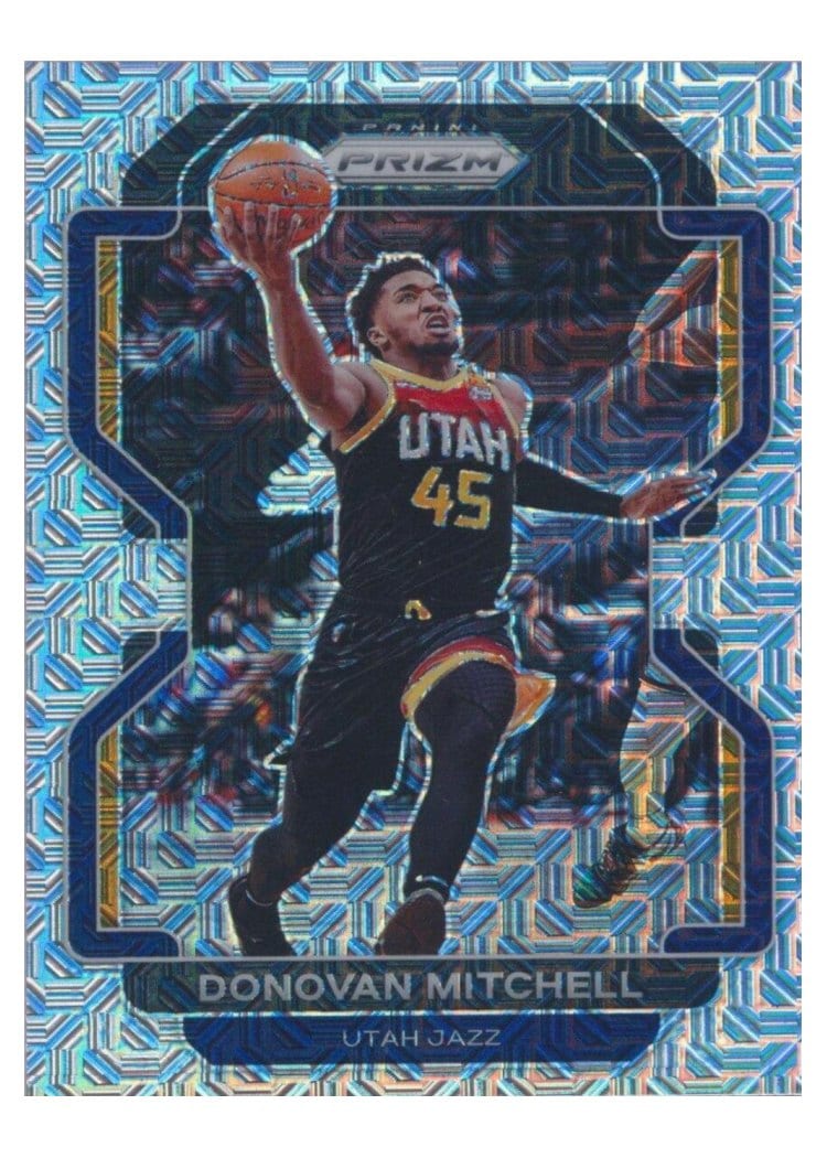2021-22 Panini Prizm Base Set Donovan Mitchell #72 card