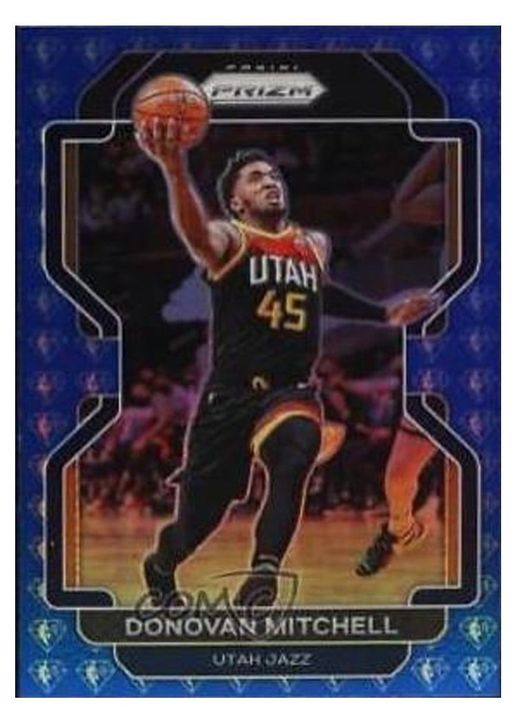 2021-22 Panini Prizm Base Set Donovan Mitchell #72 card