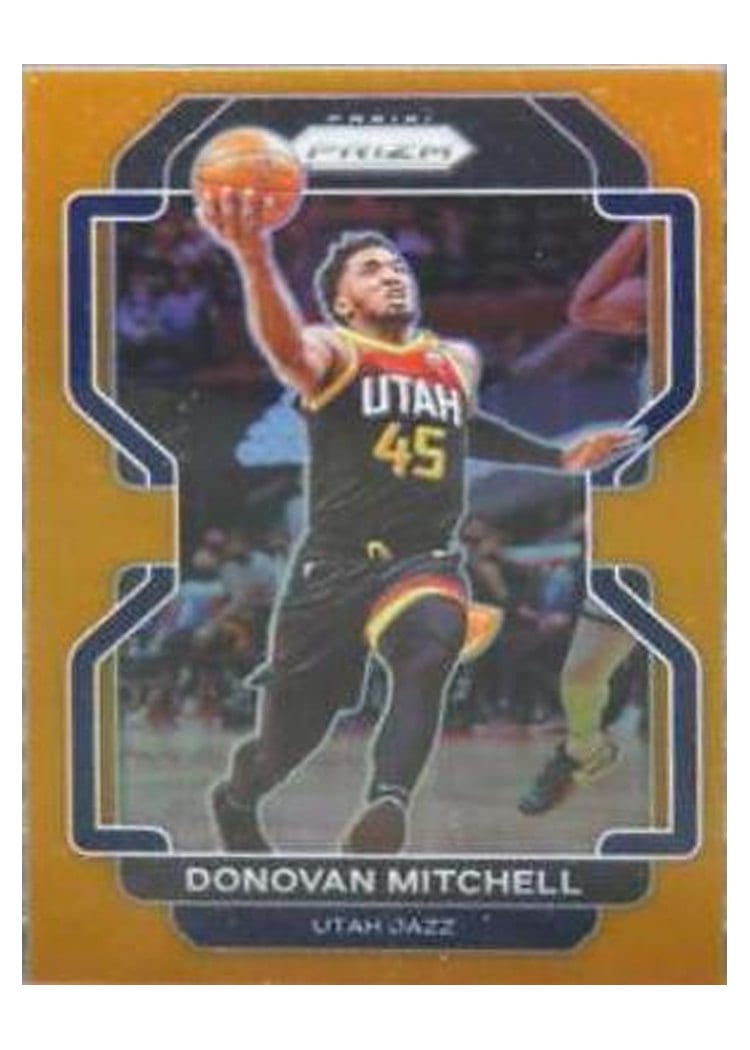 2021-22 Panini Prizm Base Set Donovan Mitchell #72 card