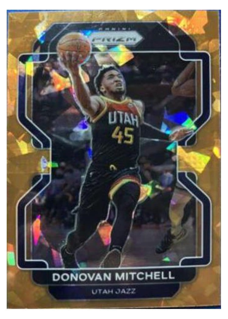2021-22 Panini Prizm Base Set Donovan Mitchell #72 card