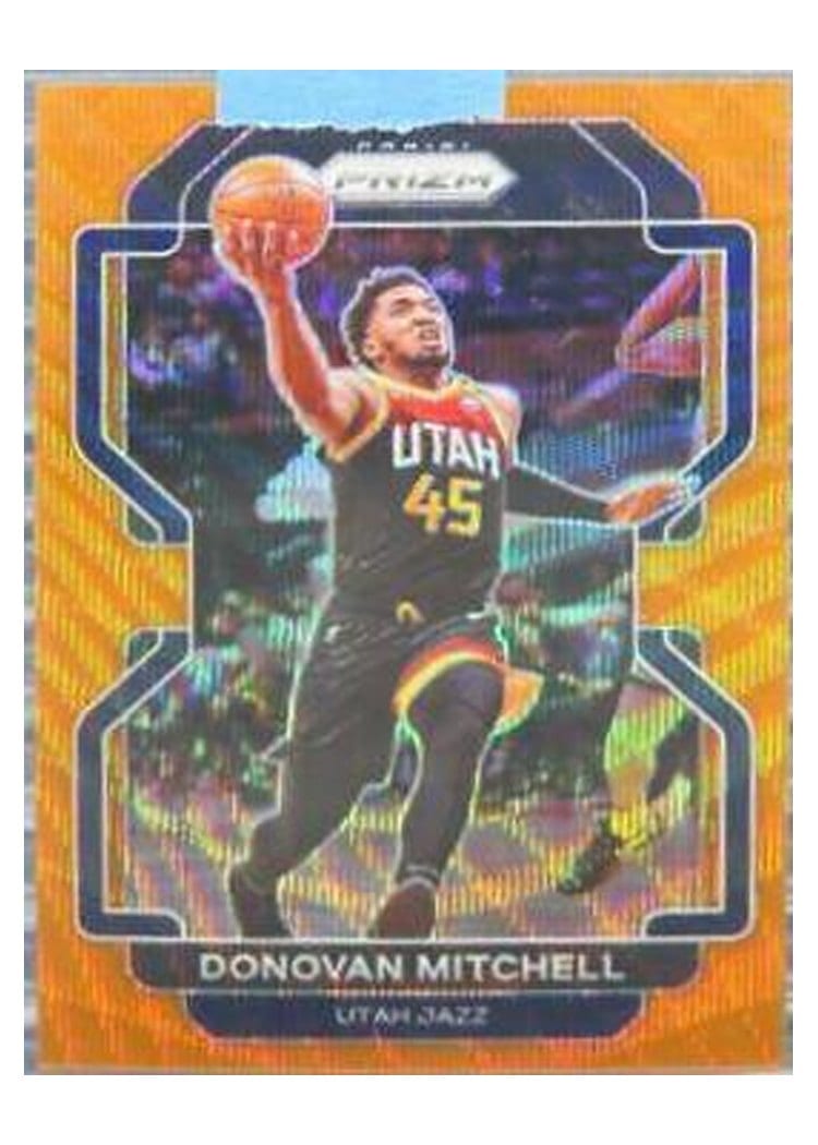 2021-22 Panini Prizm Base Set Donovan Mitchell #72 card