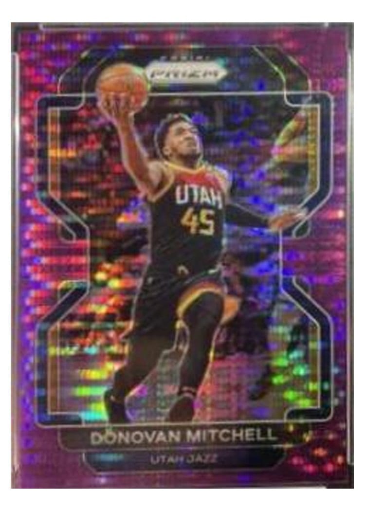 2021-22 Panini Prizm Base Set Donovan Mitchell #72 card