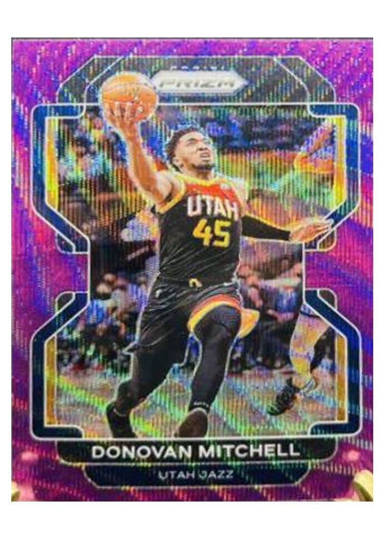 2021-22 Panini Prizm Base Set Donovan Mitchell #72 card