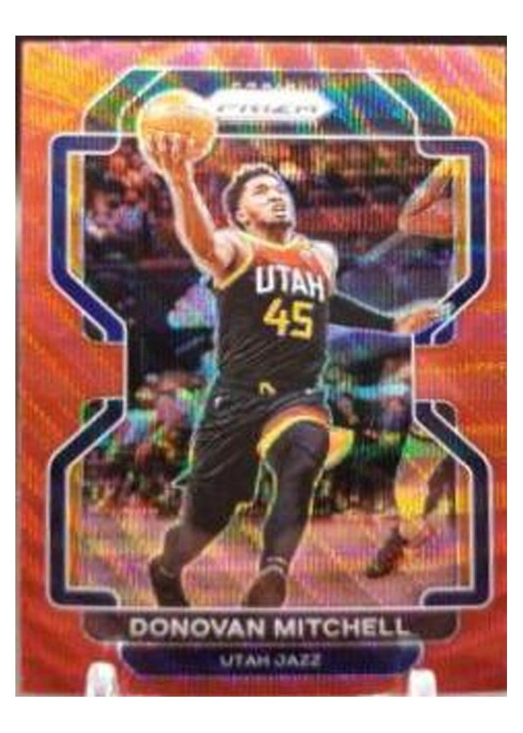 2021-22 Panini Prizm Base Set Donovan Mitchell #72 card