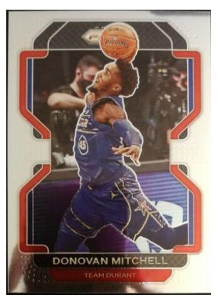 2021-22 Panini Prizm Base Set Donovan Mitchell #72 card