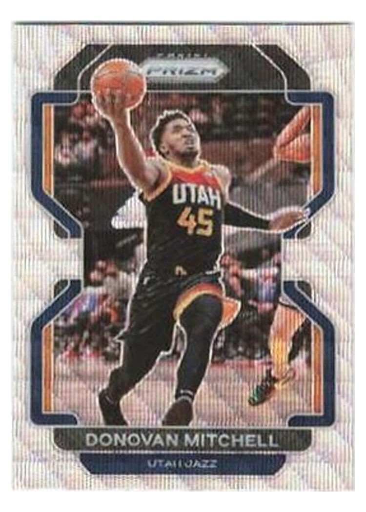 2021-22 Panini Prizm Base Set Donovan Mitchell #72 card