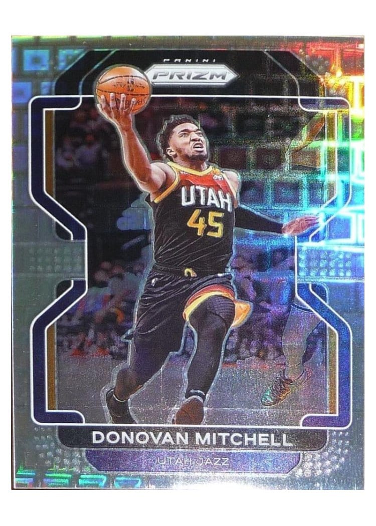 2021-22 Panini Prizm Base Set Donovan Mitchell #72 card