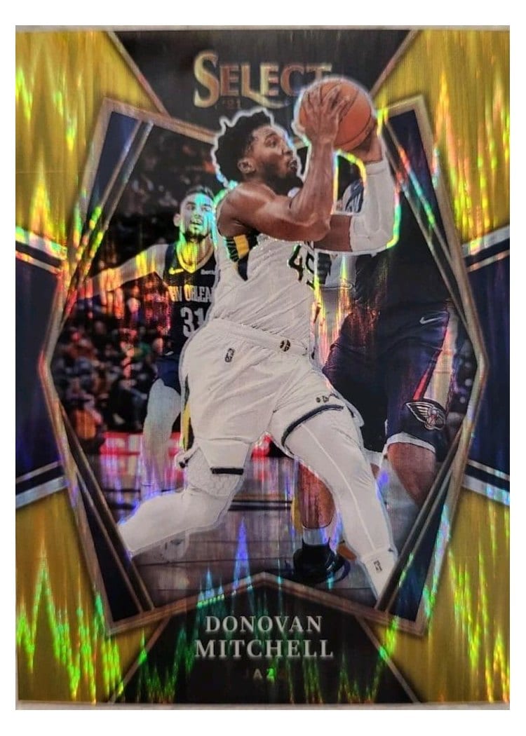 2021-22 Panini Select Base Set Donovan Mitchell #178 card