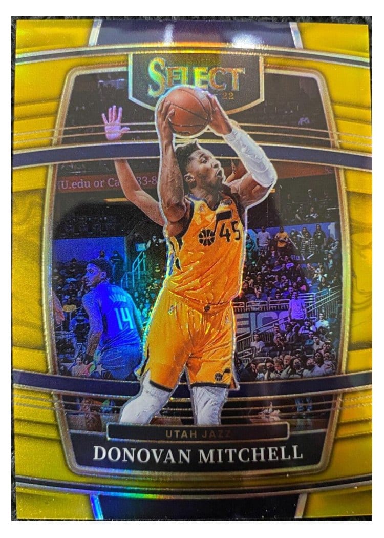2021-22 Panini Select Base Set Donovan Mitchell #232 card