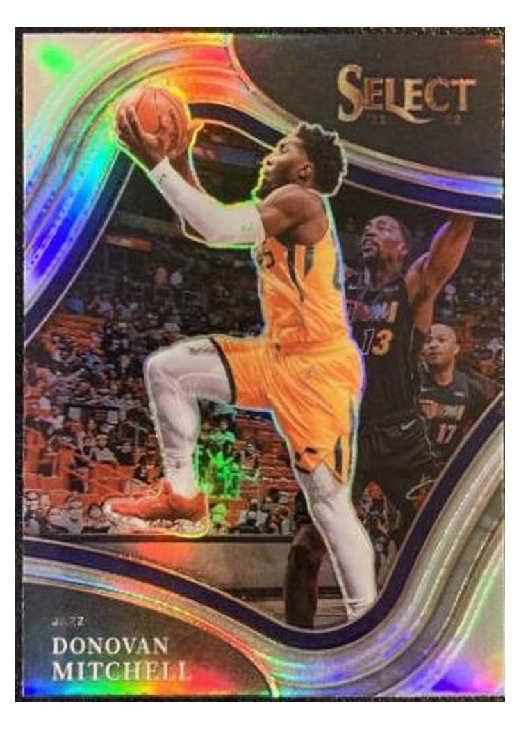 2021-22 Panini Select Base Set Donovan Mitchell #232 card