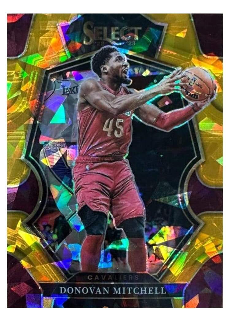 2022-23 Panini Select Base Set Donovan Mitchell #131 card