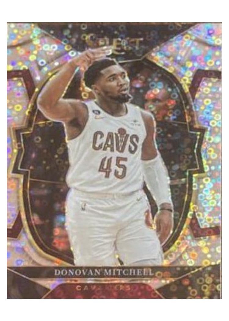 2022-23 Panini Select Base Set Donovan Mitchell Disco Prizm #231 card