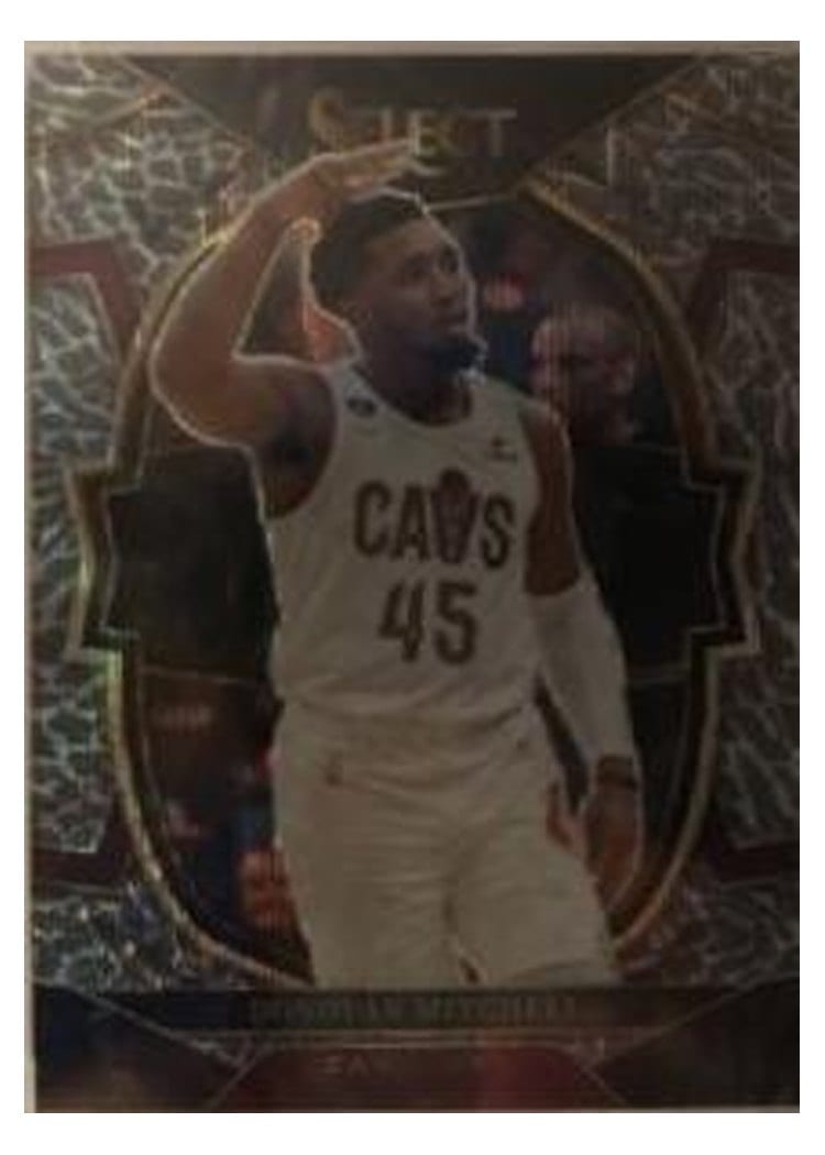 2022-23 Panini Select Base Set Donovan Mitchell #31 card