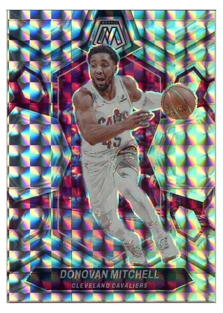 2023-24 Panini Mosaic Base Set Donovan Mitchell #143 card