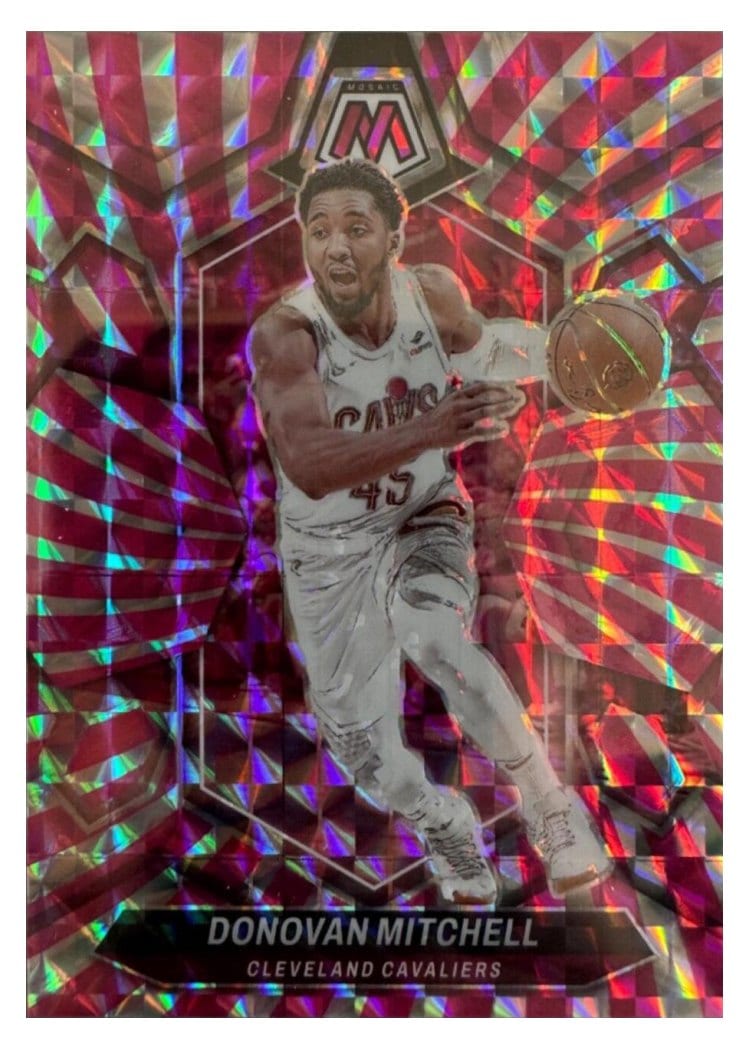 2023-24 Panini Mosaic Base Set Donovan Mitchell #143 card