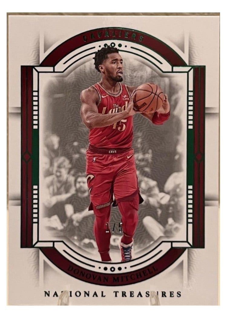 2023-24 Panini National Treasures Base Set Donovan Mitchell #99 card