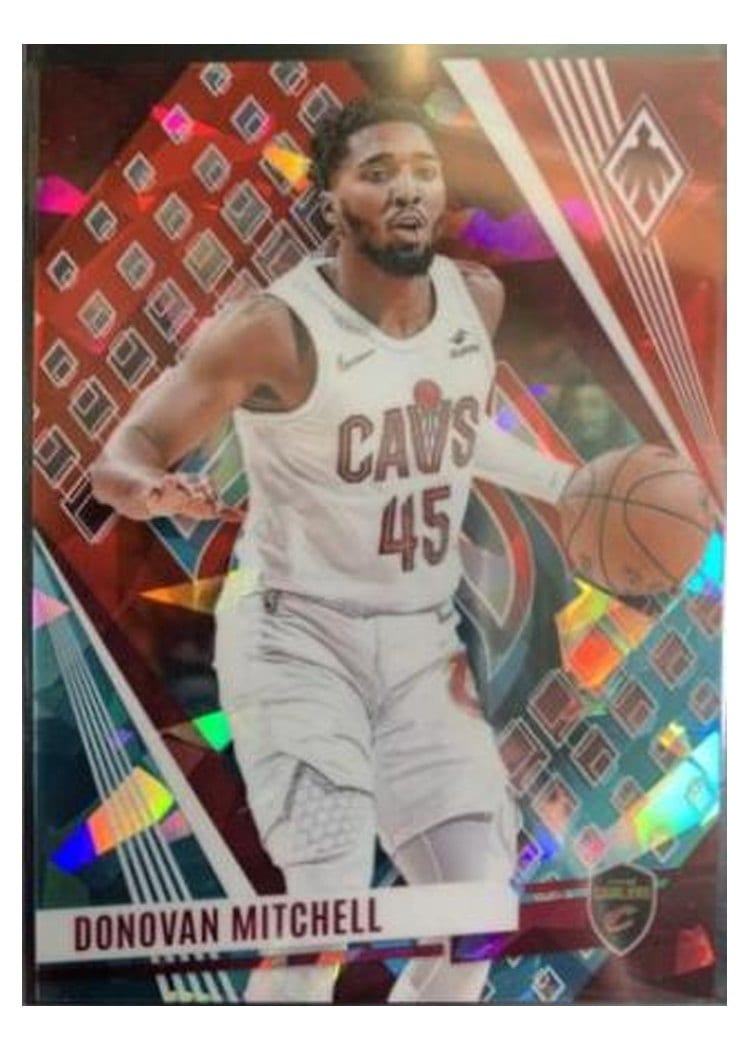 2023-24 Panini Phoenix Base Set Donovan Mitchell Fire Ice #146 card