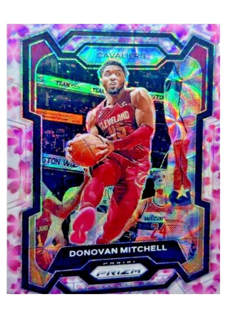 2023-24 Panini Prizm Base Set Donovan Mitchell #43 card