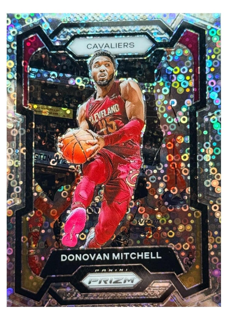 2023-24 Panini Prizm Base Set Donovan Mitchell #43 card