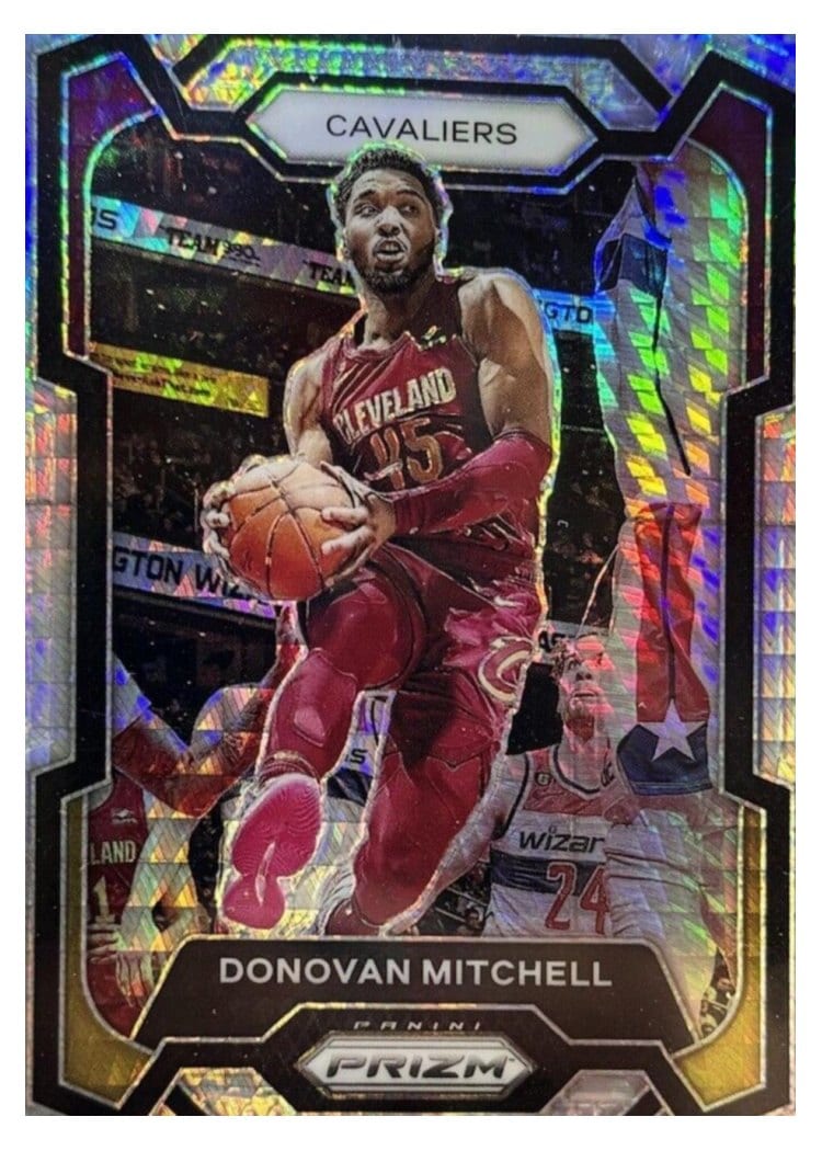 2023-24 Panini Prizm Base Set Donovan Mitchell #43 card