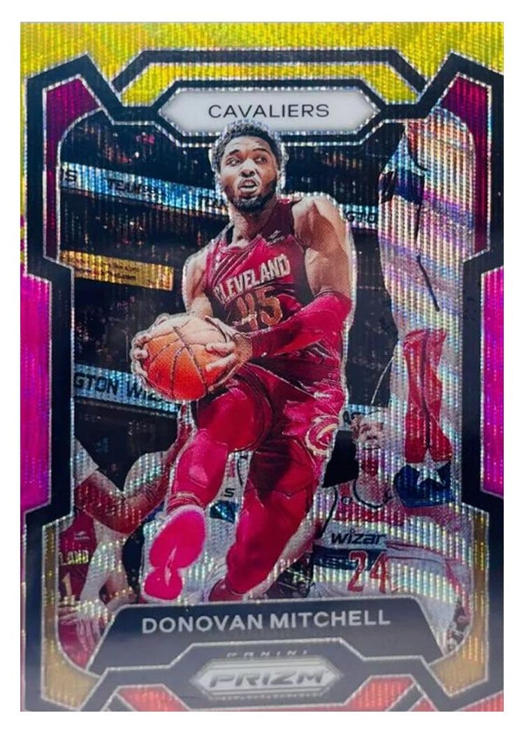 2023-24 Panini Prizm Base Set Donovan Mitchell #43 card