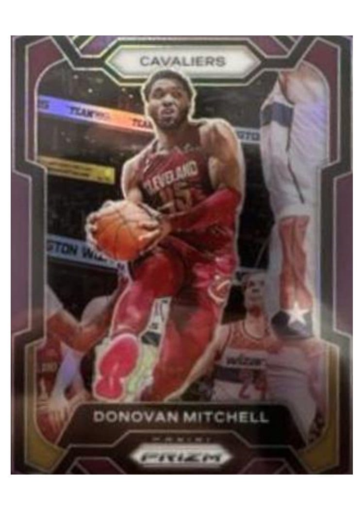 2023-24 Panini Prizm Base Set Donovan Mitchell #43 card