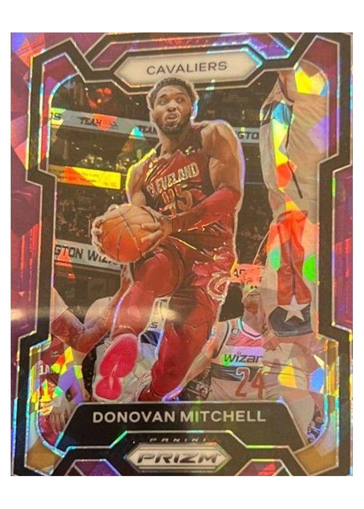2023-24 Panini Prizm Base Set Donovan Mitchell #43 card