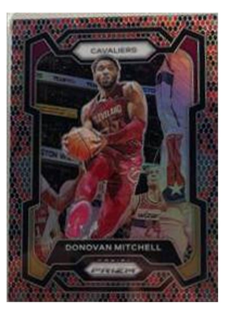 2023-24 Panini Prizm Base Set Donovan Mitchell #43 card