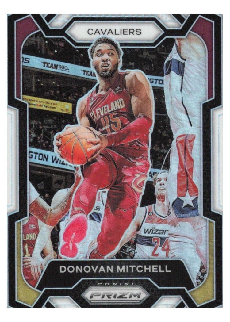 2023-24 Panini Prizm Base Set Donovan Mitchell #43 card