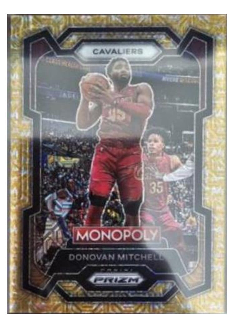 2023-24 Panini Prizm Monopoly Base Set Donovan Mitchell #19 card