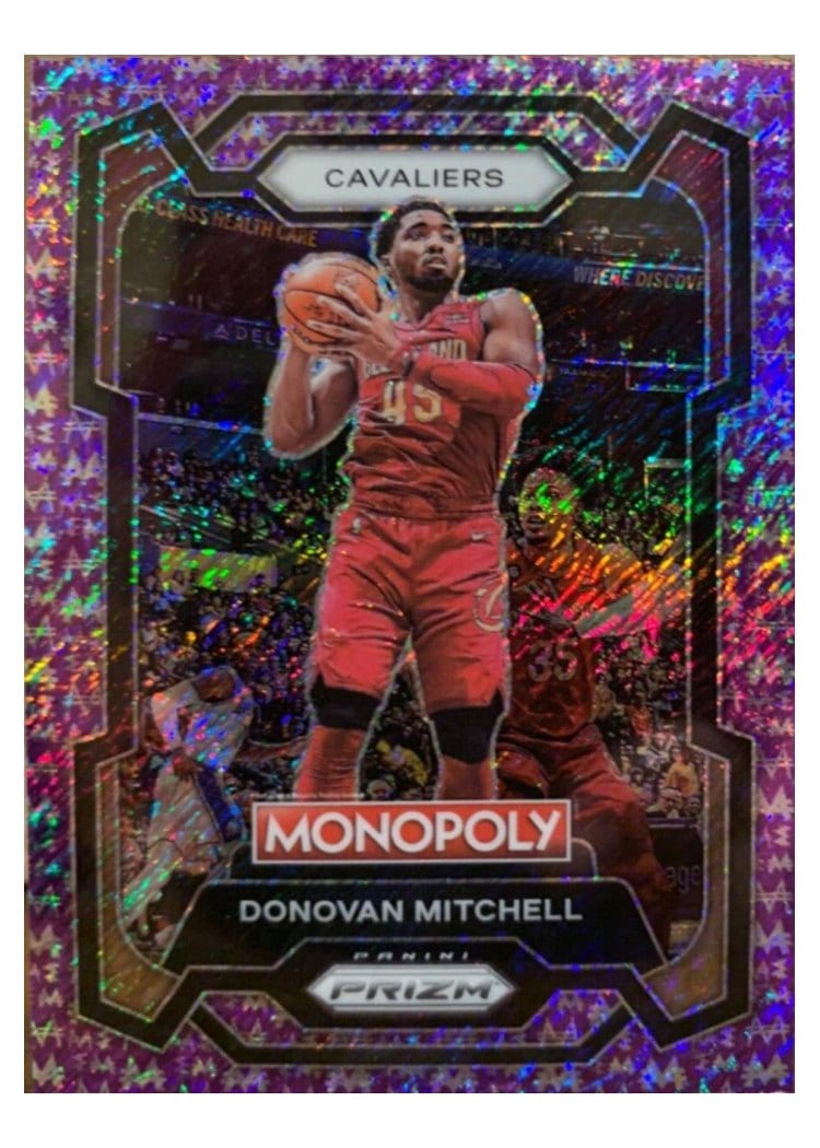 2023-24 Panini Prizm Monopoly Base Set Donovan Mitchell #19 card