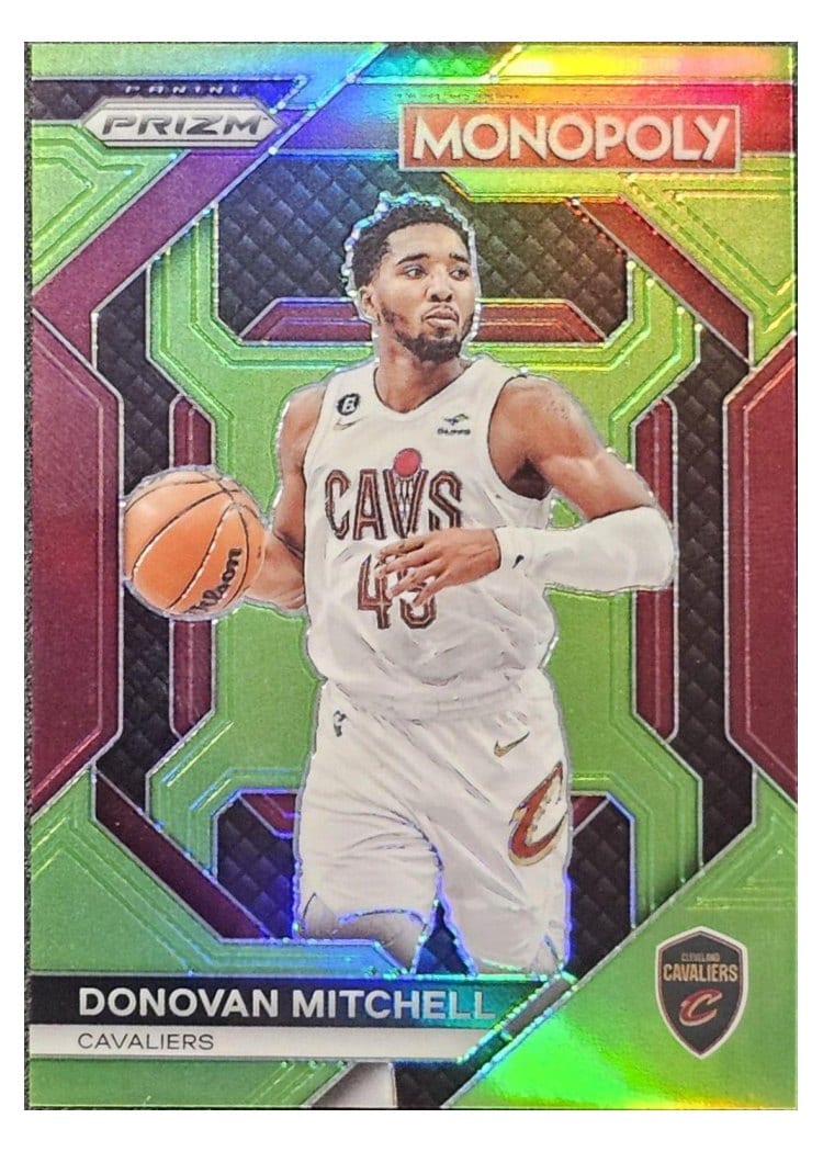 2023-24 Panini Prizm Monopoly Base Set Donovan Mitchell #19 card