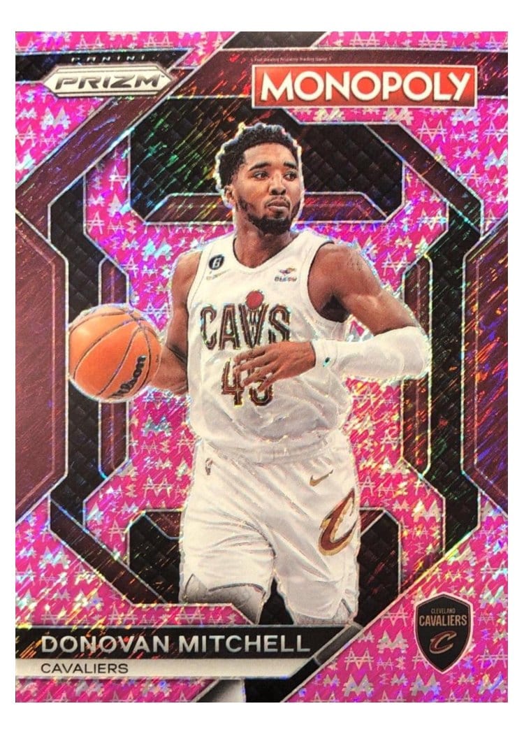 2023-24 Panini Prizm Monopoly Base Set Donovan Mitchell #19 card